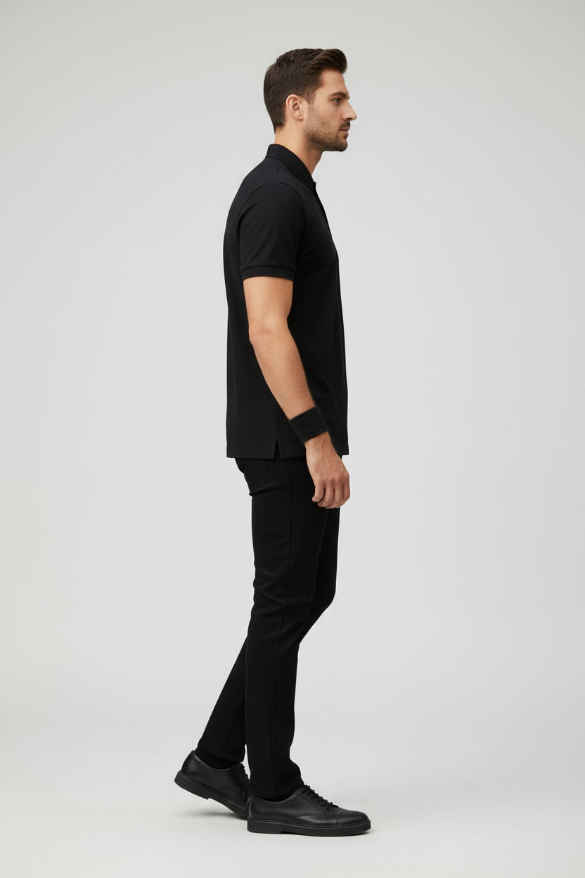 4. Side Profile — Relaxed Fit