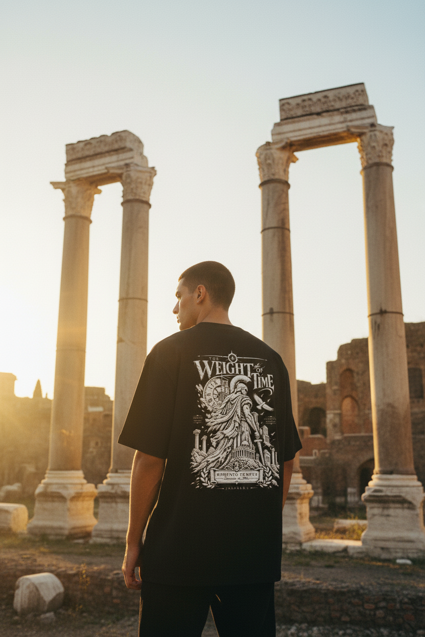 7. Conceptual Editorial – Roman Ruins at Dusk