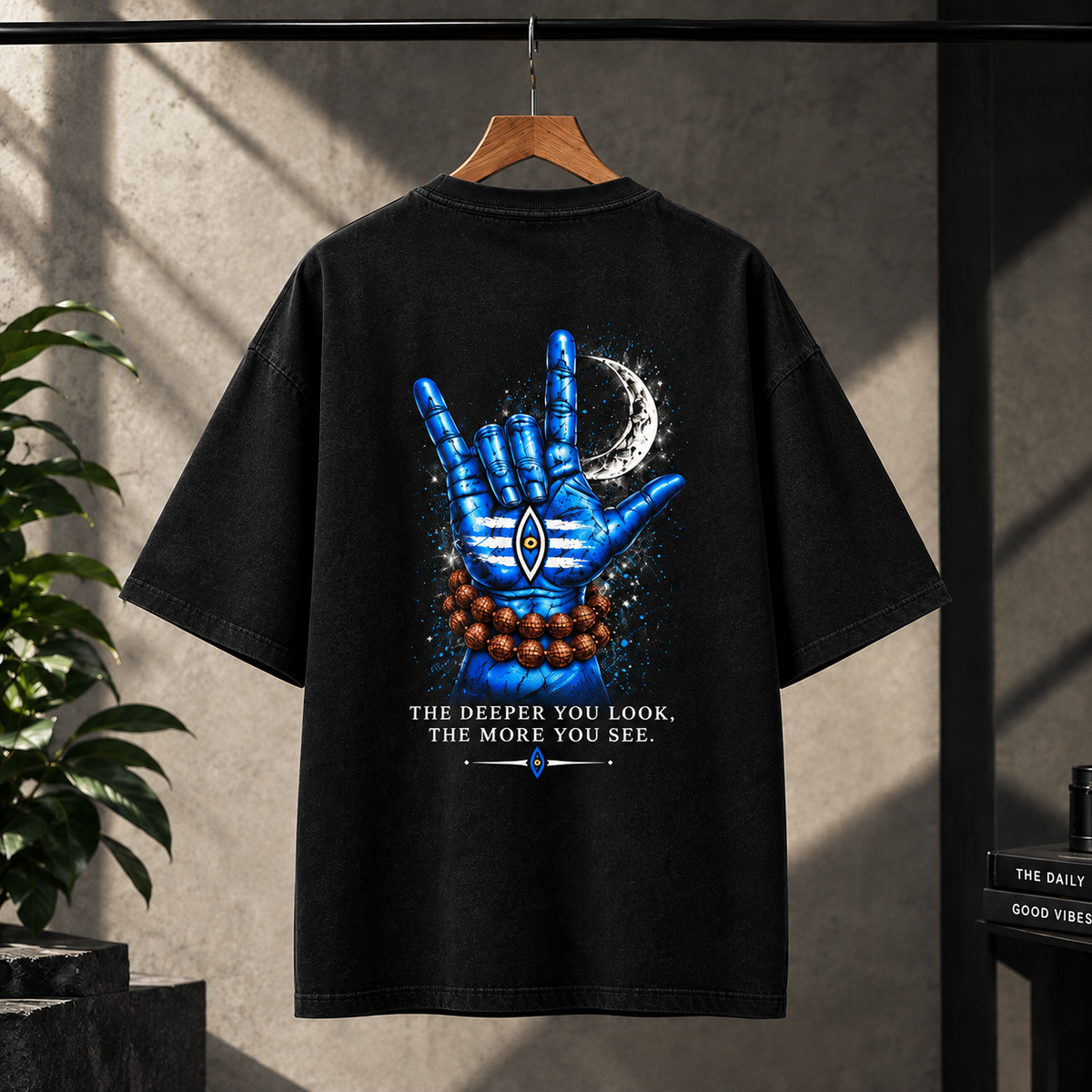 THE DEEPER YOU LOOK — Oversized Graphic T-Shirt |