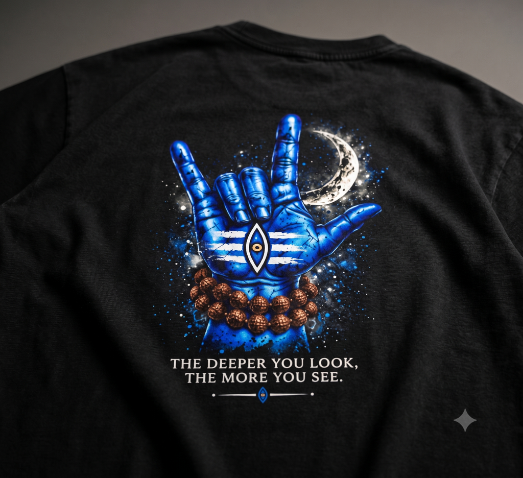 THE DEEPER YOU LOOK — Oversized Graphic T-Shirt |