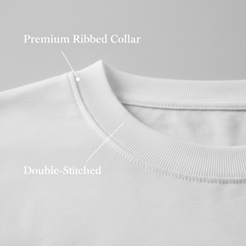 Craftsmanship - Ribbed Collar Detail