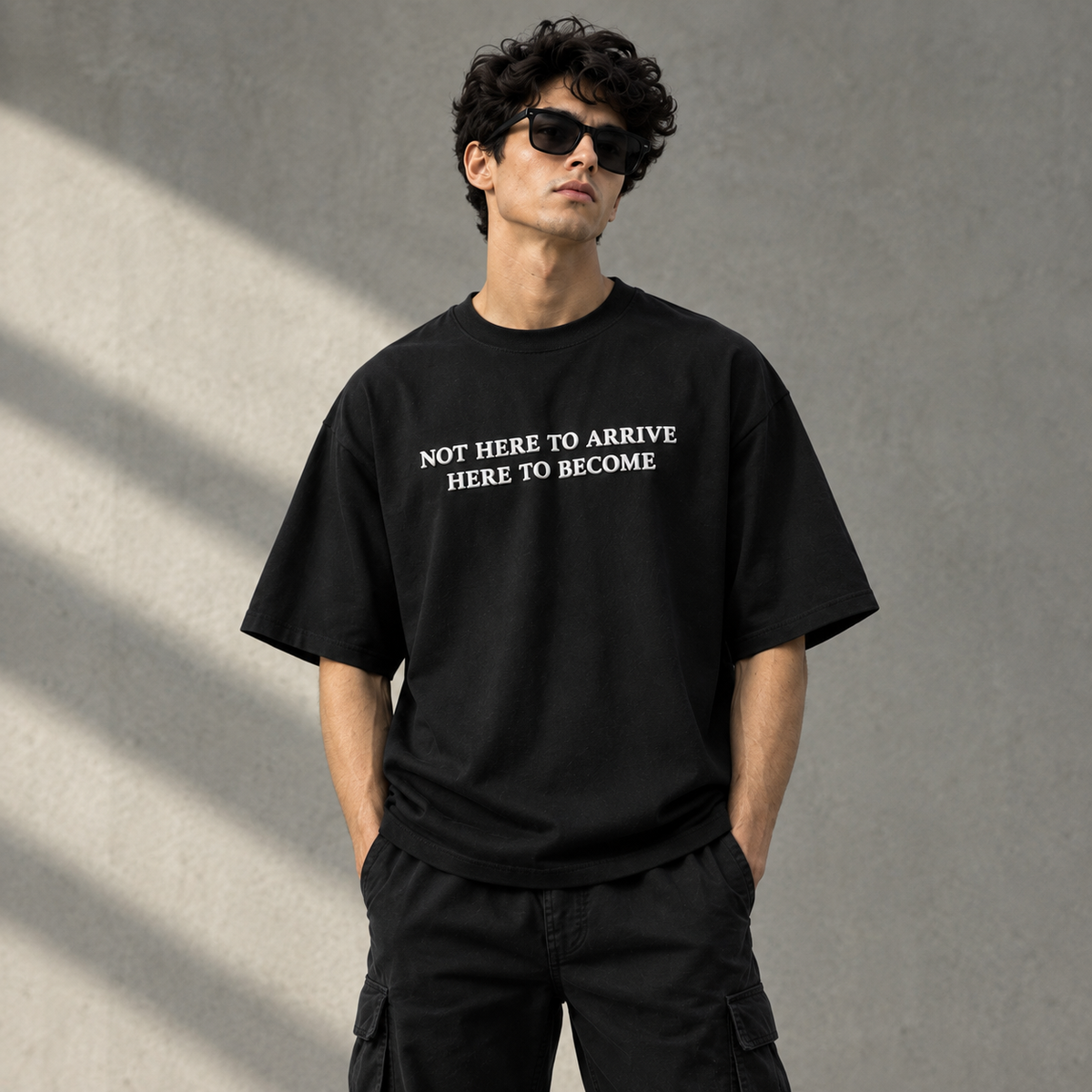 HERE TO BECOME – Heavyweight Oversized T-Shirt