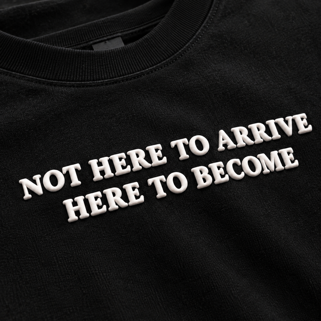 HERE TO BECOME – Heavyweight Oversized T-Shirt