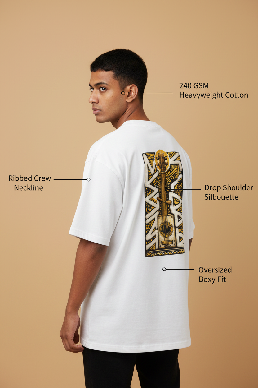 Product Details Infographic with Model