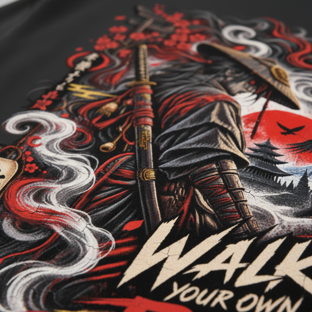 Walk Your Own Path — Print Close-Up