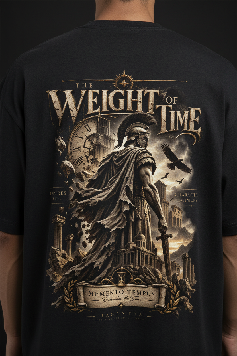 Weight of Time - Close-up Detail Back